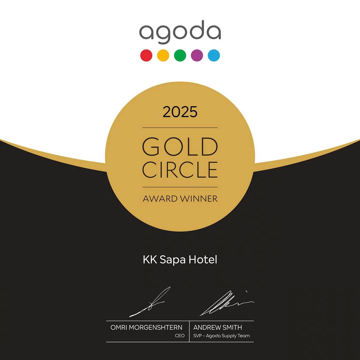KK SAPA HOTEL PROUDLY RECOGNIZED WITH AGODA GOLD CIRCLE AWARD 2025 FOR THE 3RD CONSECUTIVE YEAR