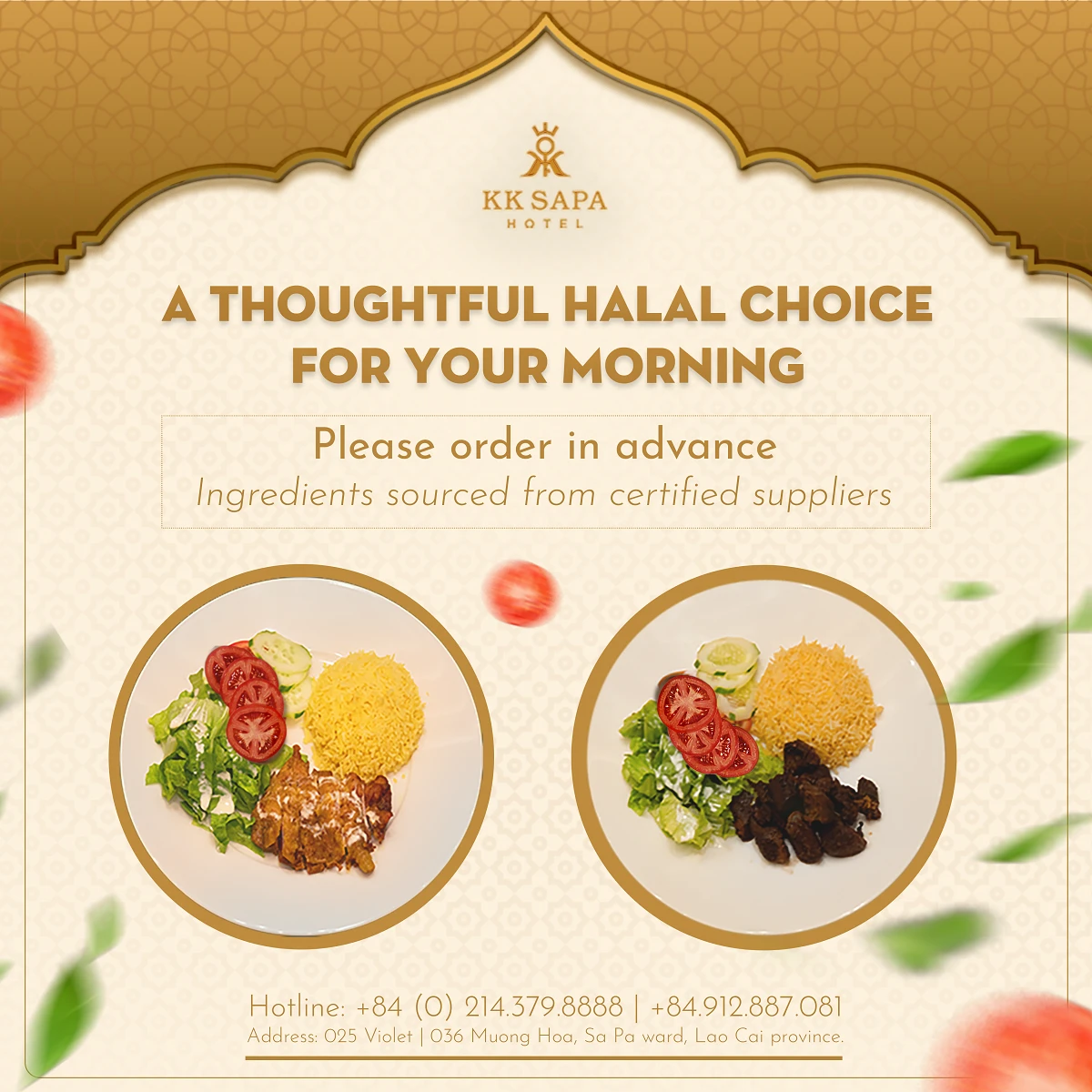Halal Breakfast in Sapa: Pre-order Dedicated Dishes at KK Sapa Hotel