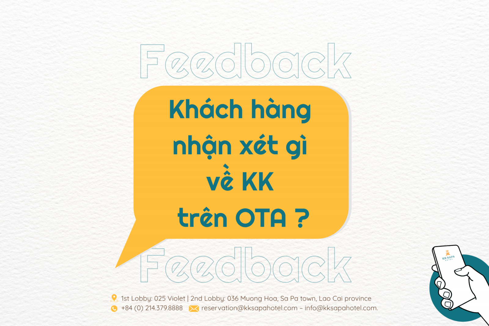 What Guests Are Saying About KK Sapa Hotel on OTAs? Real Experiences, Real Emotions!